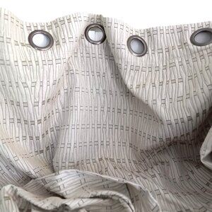 Curtains/Drapes Green Basketweave Design 2 Pairs, Each Panel is 40x86